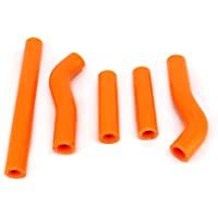 Xin motocicleta naranja reforzado silicona radiador refrigerante kit para 250SXF 250 SXF 2006